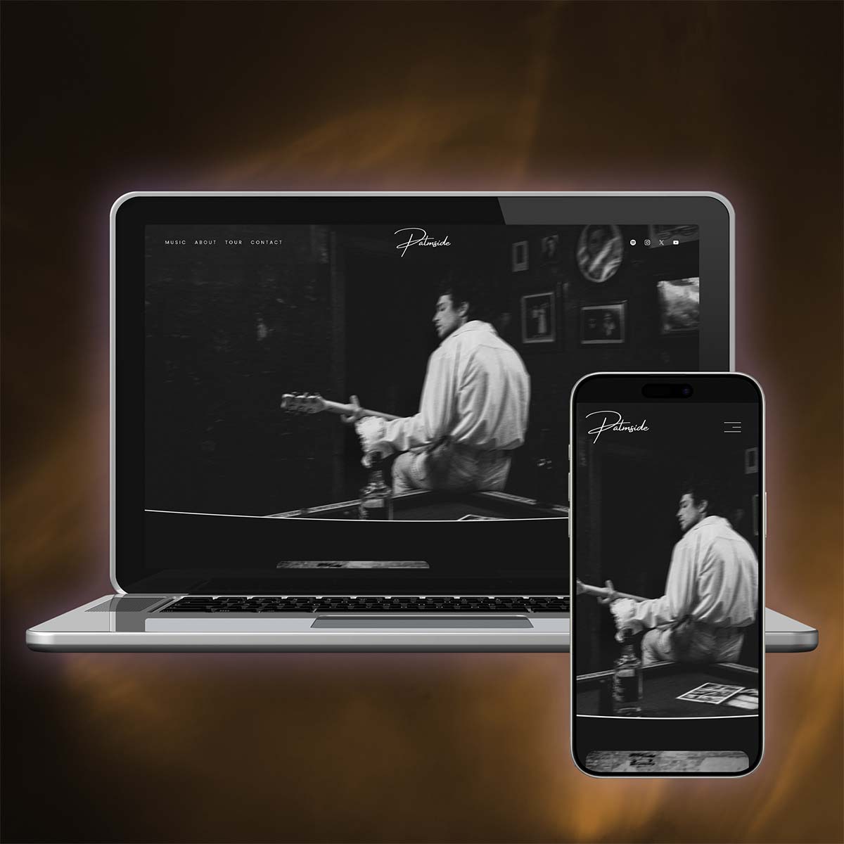 Instant Musician Website Service