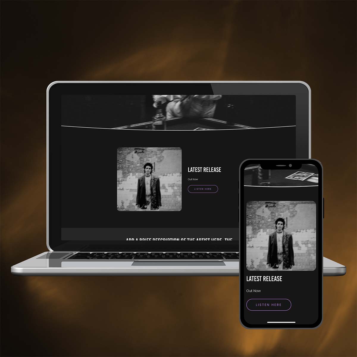 Instant Musician Website Service