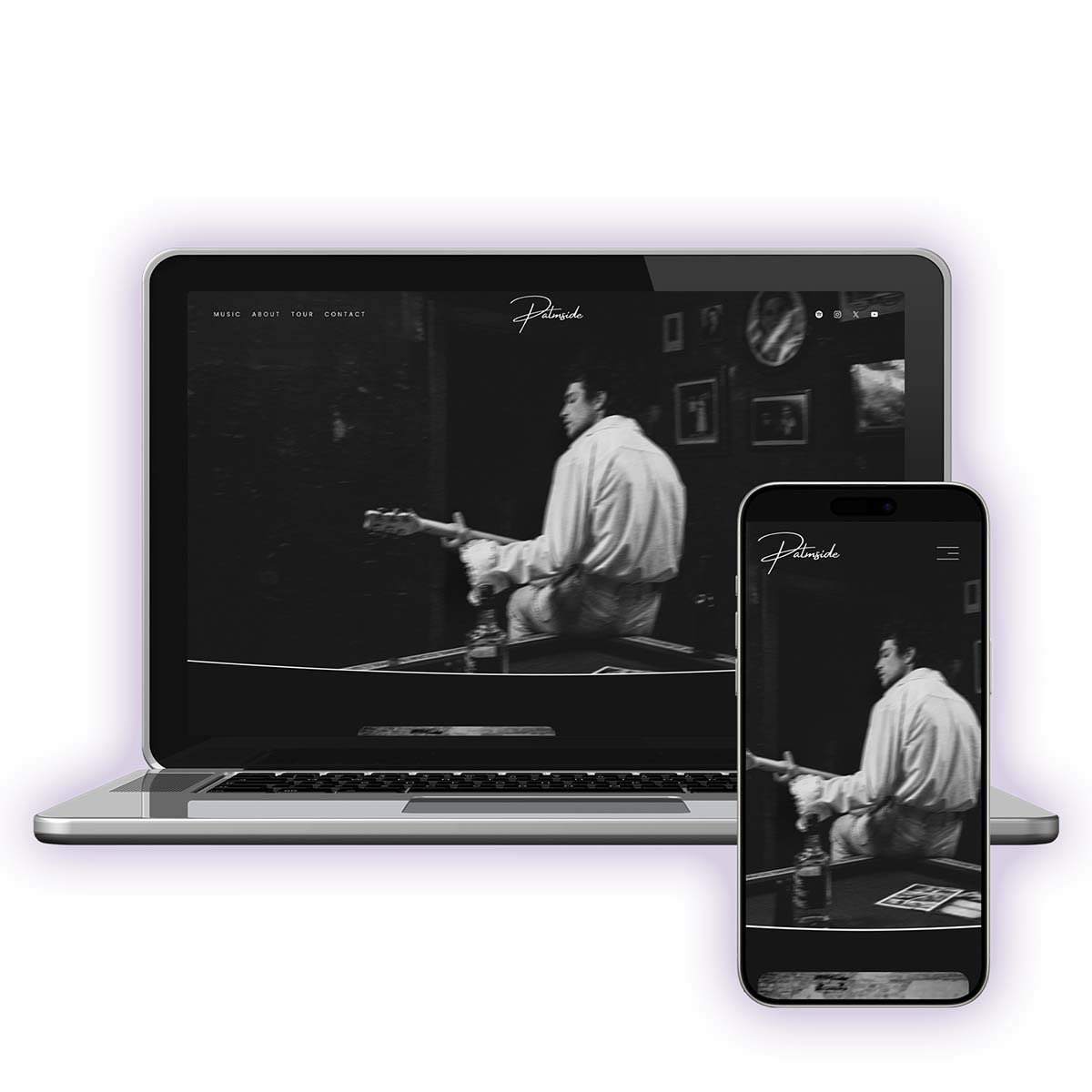 Instant Musician Website Service
